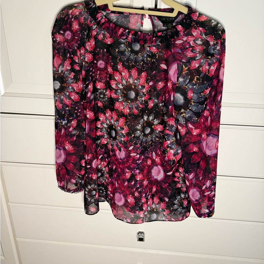 Ted Baker zenze print blouse